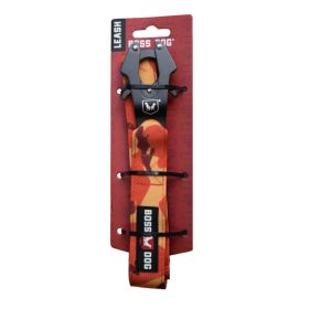 Boss Dog Tactical Dog Leash Orange Camo, (Option: 1ea/4 ft)