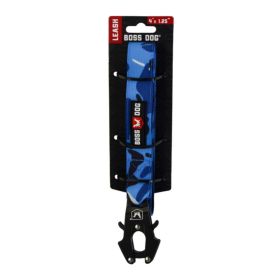 Boss Dog Tactical Dog Leash Blue Camo, (Option: 1ea/4 ft)