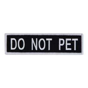 Boss Dog Tactical Harness Patch Do Not Pet, (Option: 1ea/LG)