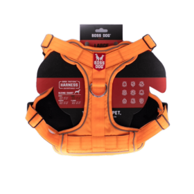 Boss Dog Tactical Dog Harness Hunter Orange, (Option: 1ea/LG)