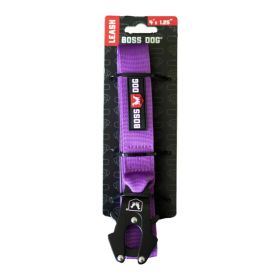 Boss Dog Tactical Dog Leash Purple, (Option: 1ea/4 ft)