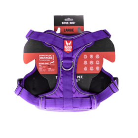 Boss Dog Tactical Dog Harness Purple, (Option: 1ea/LG)