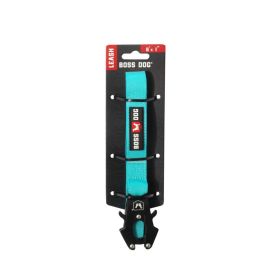 Boss Dog Tactical Dog Leash Teal, (Option: 1ea/6 ft)