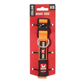 Boss Dog Tactical Adjustable Dog Collar (Option: Hunter Orange, 1ea/XS, 1114 in)