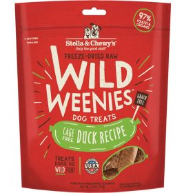 Stella and Chewys Dog Freeze Dried Weenie (Option: Duck 3.25 oz.)