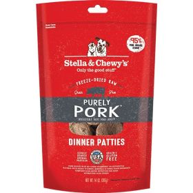 Stella And Chewys Dog Freeze Dried Dinner Patties (Option: Pork 14 oz.)