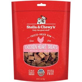 Stella And Chewys Dog Freeze Dried Treat Chicken (Option: Hearts 3oz.)