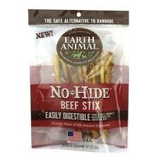 Earth Animal No Hide Beef Chews Dog Treats (Option: 10 Pack  Small)