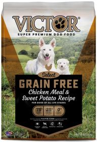 Victor Super Premium Dog Food Select Grain Free Dry Dog Food Chicken (Option: 15lb)