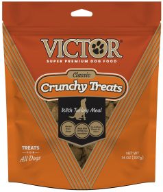 Victor Super Premium Dog Food Classic Crunchy Dog Treats Turkey Meal (Option: 1ea/14 oz)