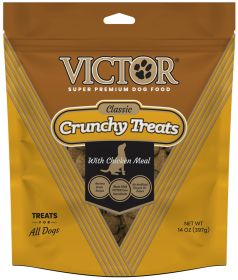 Victor Super Premium Dog Food Classic Crunchy Dog Treats Chicken Meal (Option: 1ea/14 oz)