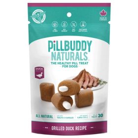 Presidio Dog Pill Buddy Natural Duck (Option: 30 Count)