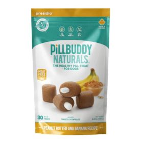 Presidio Dog Pill Buddy Natural Peanut Butter & Banana (Option: 30 Count)
