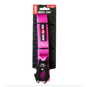 Boss Dog Tactical Dog Leash Hot Pink, (Option: 1ea/4 ft)