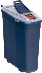Bergan Smart Storage Food Bin Navy (Option: 1ea/MD)