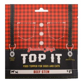 Grandma Lucy's Dog & Cat Top It Freeze Dried (Option: Beef Stew 4oz.)