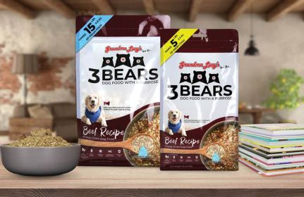 Grandma Lucys Dog 3 Bears Beef (Option: 3Lb)