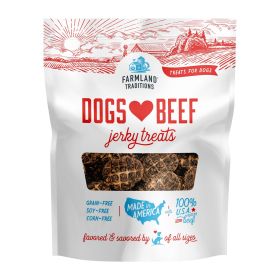 Farmland Traditions Dogs Love Beef Jerky Dog Treats (Option: 1ea/13.5oz.)