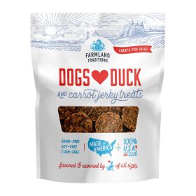 Farmland Traditions Dogs Love Duck and Carrot Dog Treats (Option: 1ea/13.5oz.)