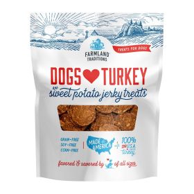Farmland Traditions Dogs Love Turkey and Sweet Potato Dog Treats (Option: 1ea/16oz.)