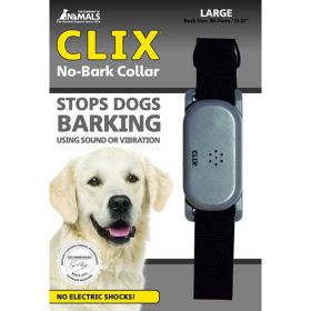 The Company Of Animals Dog Clix No Bark Collar (Option: Large)