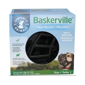 Baskerville Ultra Moldable Muzzle Black (Option: Size 1)