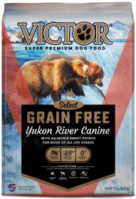 Victor Super Premium Dog Food Select Grain Free Dry Dog Food Yukon River (Option: 15lb)
