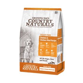 Grandma Mae's Country Naturals Grain Free LID Dry Dog Food Chicken & Chicken Meal (Option: 4lb)