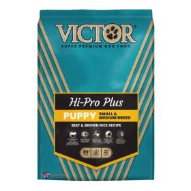 Victor Classic Hi Pro Plus Small/Medium Breed Puppy Food (Option: Beef/Brown Rice 15 Lb)