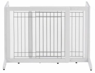 Cool Breeze Freestanding Pet Gate (Option: Dsmall)
