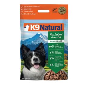 K9 Natural Dog Freeze (Option: Dried Lamb 8Lb)
