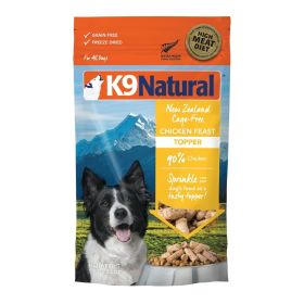 K9 Natural Dog Freeze Dried (Option: Chicken Topper 3.5oz.)