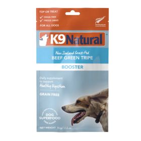 K9 Natural Dog Freeze Dried (Option: Beef Green Tripe Topper 2.6oz.)