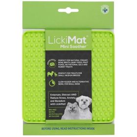 LickiMat® Mini Soother Dog (Option: Mini Soother Green Dog)