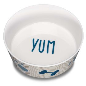 Loving Pets Dolce Moderna Bowl Yum Chevron, (Option: 1ea/SM)