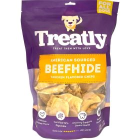 Treatly American Beefhide Chips (Option: Chicken 22oz.)