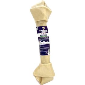 Treatly 100% USA Beefhide Bone Banded Natural (Option: 11in. 1 Pk)