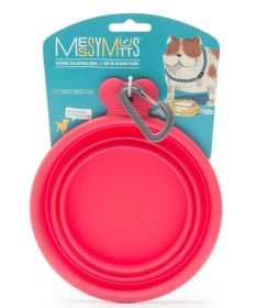 Messy Mutts Dog Collapsible Bowl Green (Option: 3 Cup)