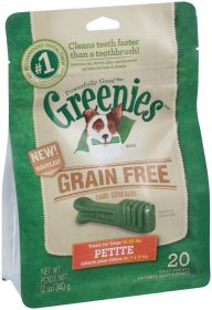 Greenies Grain Free Dog Dental Treats Petite Original (Option: 1ea/12 oz, 20 ct)