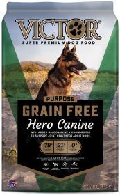 Victor Super Premium Dog Food Purpose Grain Free Hero Canine Dry Dog Food Beef (Option: 30lb)